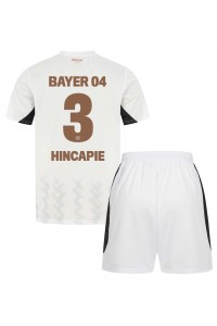 Bayer Leverkusen Piero Hincapie #3 Babytruitje Uit tenue Kind 2024-25 Korte Mouw (+ Korte broeken)